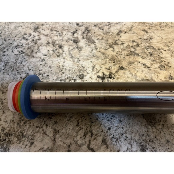 4 Sets Stainless Steel Rolling Pins with Adjustable Discs 2/3/6/10mm Baking - Picture 6 of 11